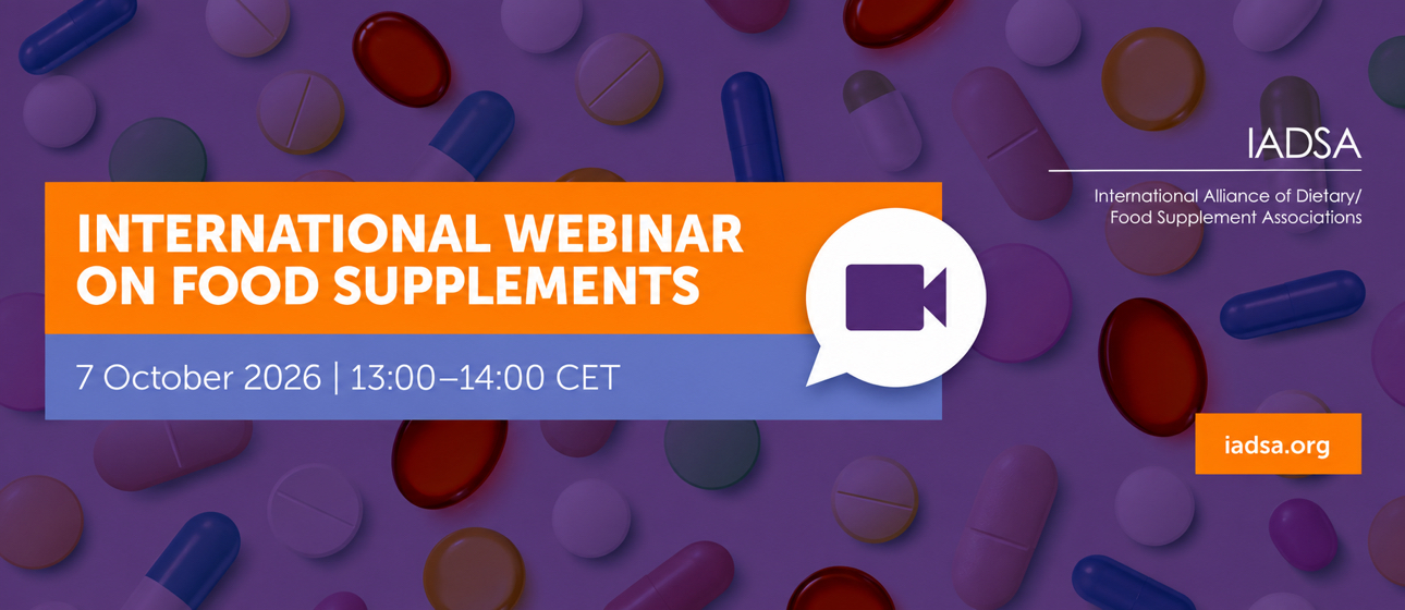 Codex observer to host an international webinar on food supplements